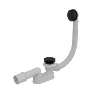 Слив-перелив для ванны AlcaPlast 120см клик-клак черный A507BLACK-120